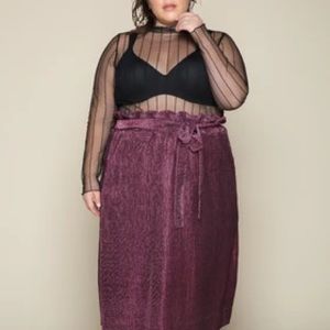 Premme paperbag waist skirt